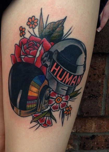 Best 29 Daft Punk Tattoos and Tattoo ideas – On This Day Music