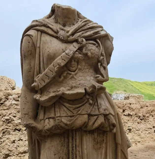 2-Meter Athena Statue Discovered in Laodicea Ancient City